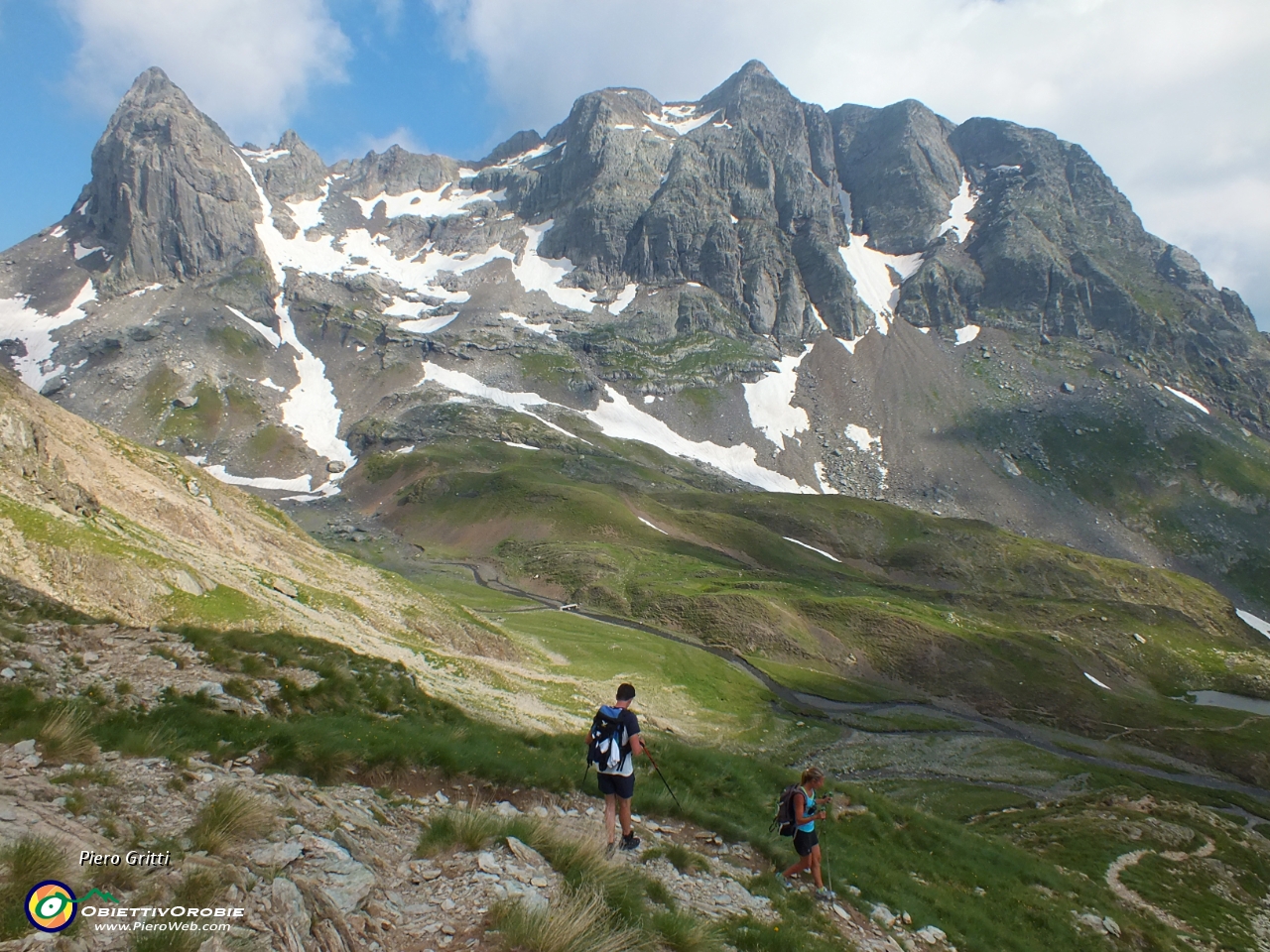 93 Scendiamo al pianoro tra Diavoli, Passo di Valsecca , Poris-Grabiasca.JPG